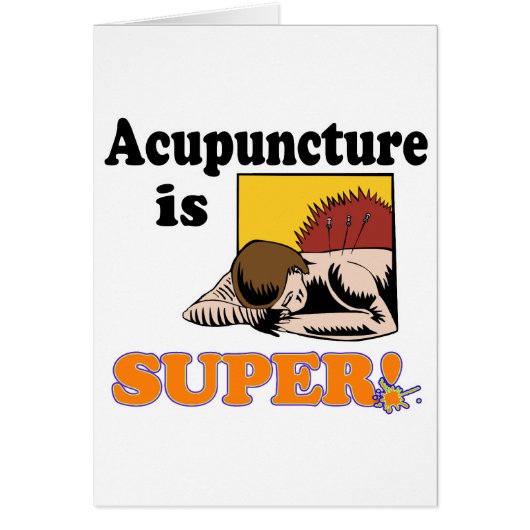 acupuncture is super cards (Front)