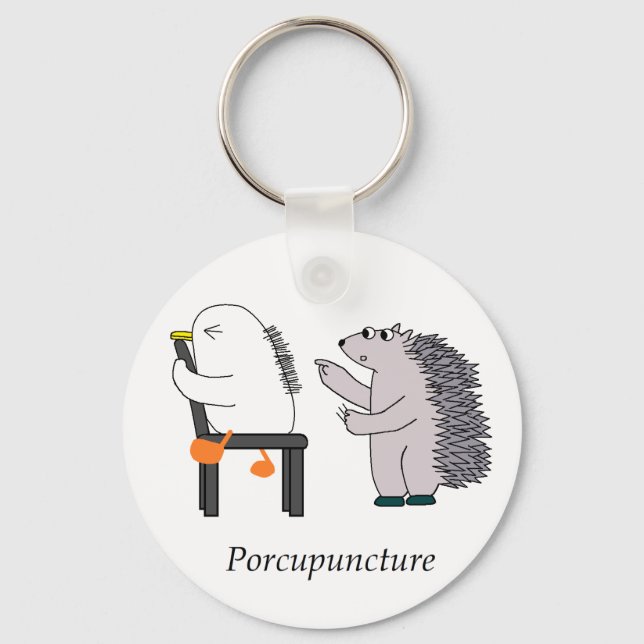 acupuncture keychain (Front)