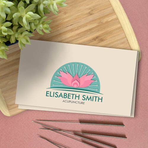 Acupuncture Lotus  Business Card