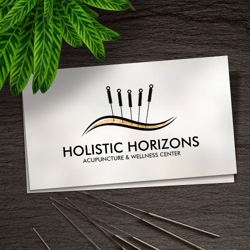 Acupuncture Needles Spine wave Business Card
