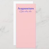 Acupuncture - Open the chi (Front/Back)