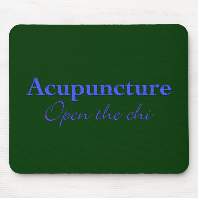 Acupuncture - Open the chi Mouse Pad (Front)