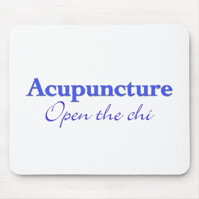 Acupuncture - Open the chi Mouse Pad (Front)