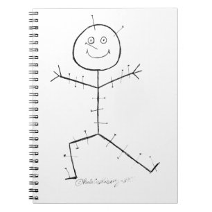 Acupuncture sticky notebook