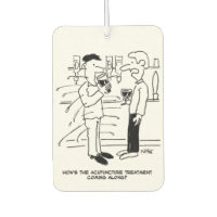 Acupuncture Treatment Cartoon Air Freshener