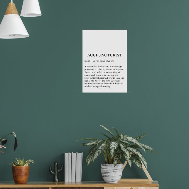 Acupuncture Wall Chart Acupuncturist wall chart (Living Room 1)