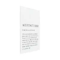 Acupuncture Wall Chart Modern Acupuncturist art