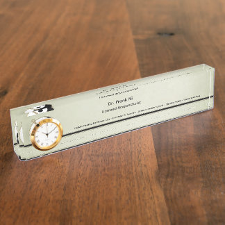Acupuncturist Desk Name Plate