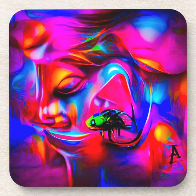 Acusticophobia 2 beverage coaster (Front)