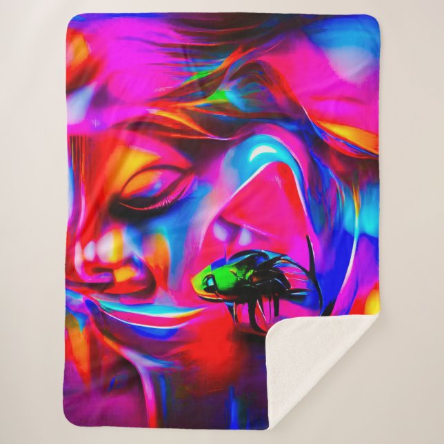 Acusticophobia 2 sherpa blanket (Front)