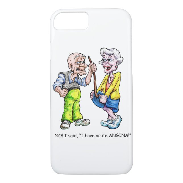Acute Angina Case-Mate iPhone Case (Back)