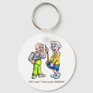 Acute Angina Keychain