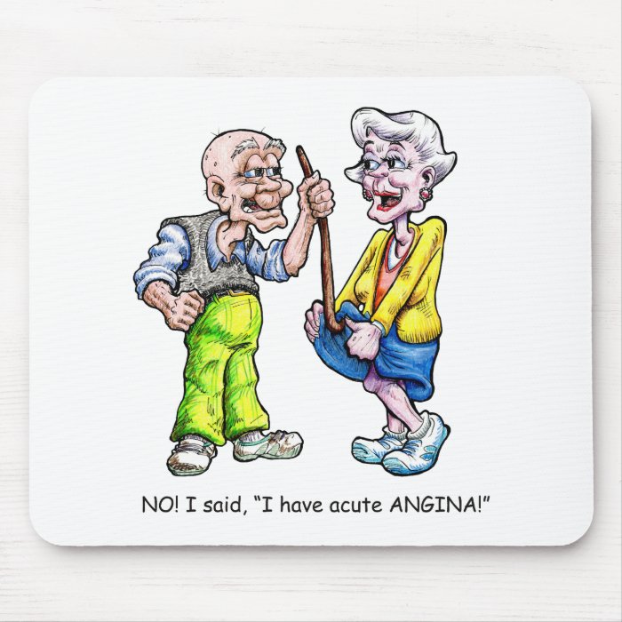 Acute Angina Mousepad