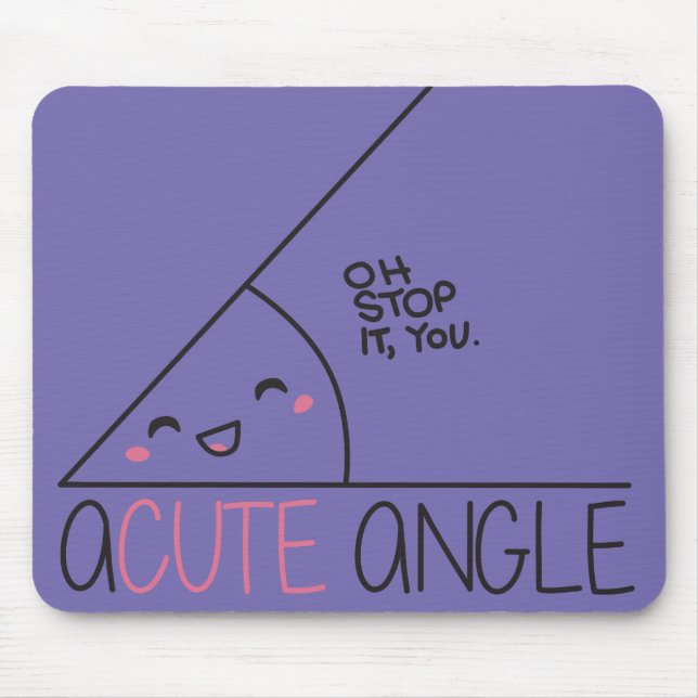 Acute Angle MousePad (Front)