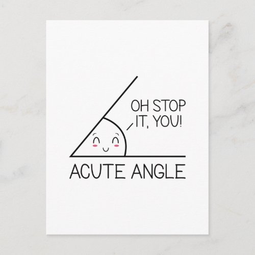 Acute Angle Postcard