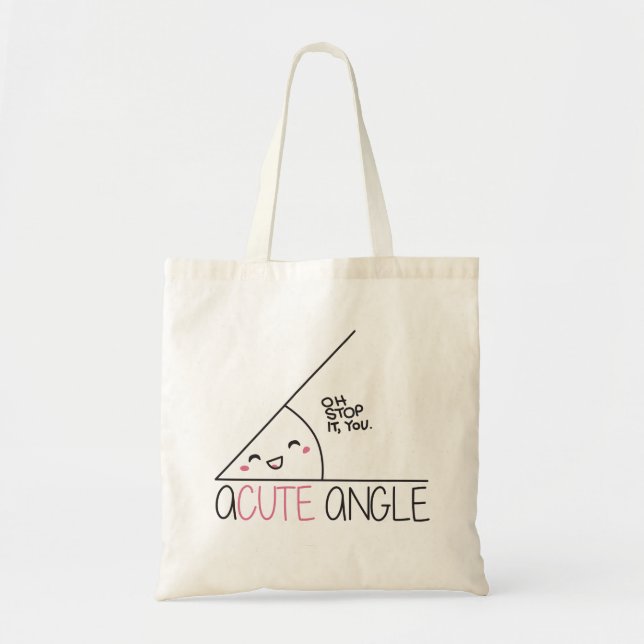 Acute Angle Tote Bag (Front)