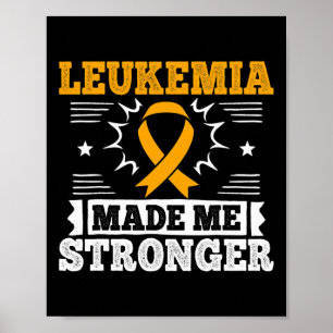 Acute Leukemia Gift For Leukaemia Patients Poster