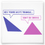 Acute Triangle Obtuse Angle Photo Print