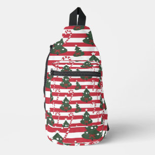 AD 003 - Christmas digital graphic pattern Sling Bag