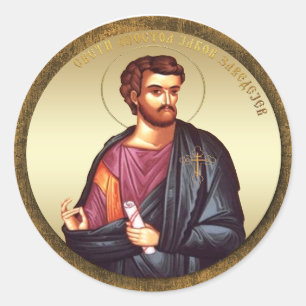 AD 004 - Apostol Jakov Apostle Jakov Classic Round Sticker