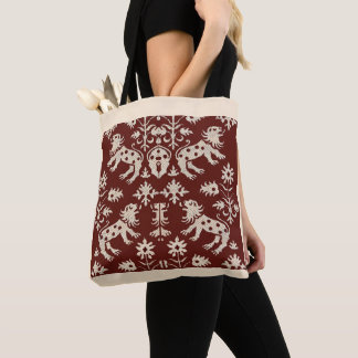 AD 1200s speckled lions print Tote Bag