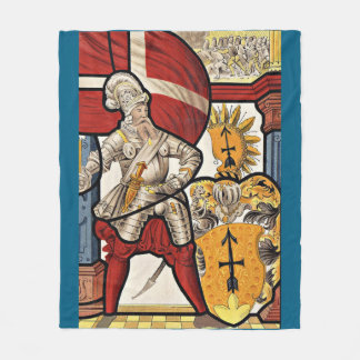 AD 1600 Swiss soldier print Fleece Blanket