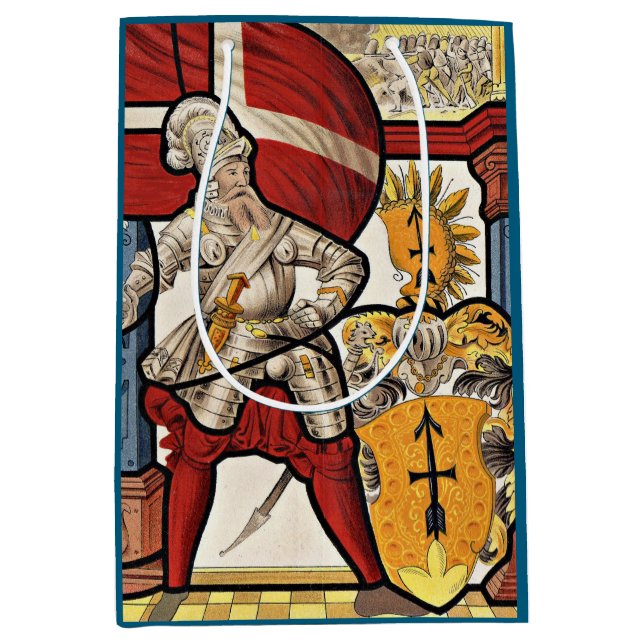 AD 1600 Swiss soldier print Medium Gift Bag (Front)