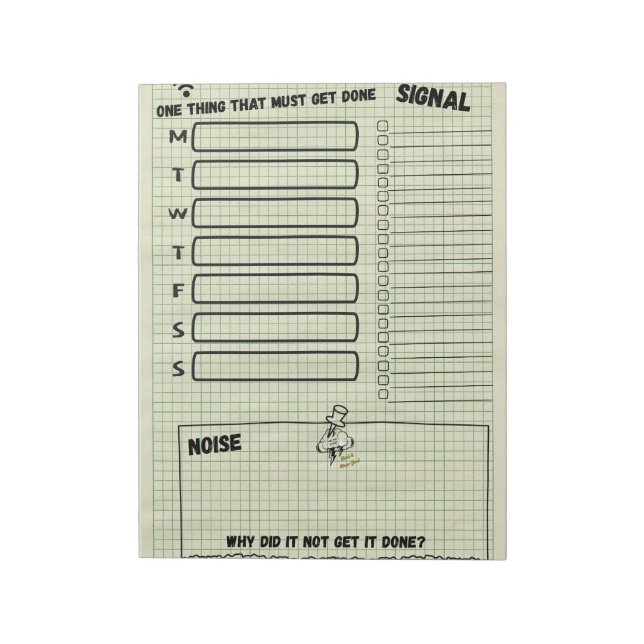 ad and Boo-jee Gothic Planner Sticker Notepad (Rotated)