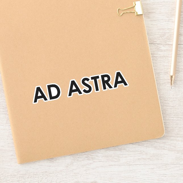 Ad astra sticker (Notebook)