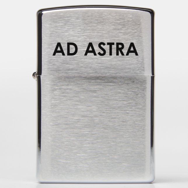 Ad astra zippo lighter (Front)