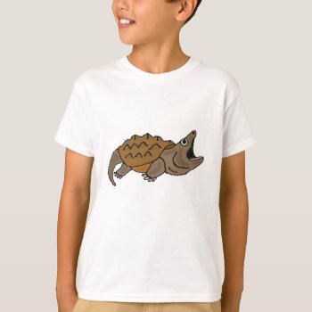 Ad- Cool Snapping Turtle T-shirt by inspirationrocks at Zazzle
