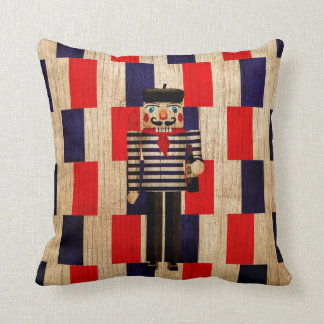 AD French Nutcracker Throw Pillow