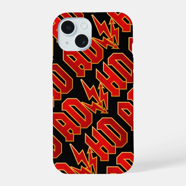"AD/HD" rock Iphone Case (Back)