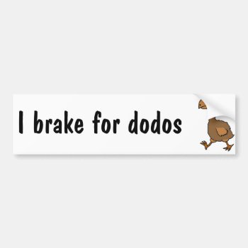 Ad- Hilarious Dodo Bird Design Bumper Sticker by inspirationrocks at Zazzle
