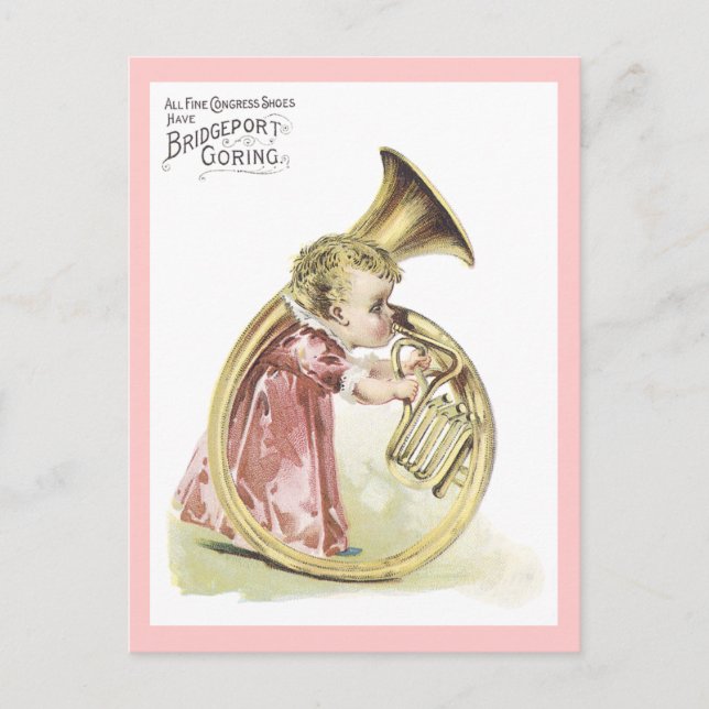 Ad Label Congress Shoes Victorian Postcard (Front)