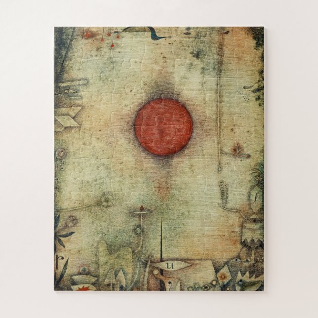 Ad Marginem by Paul Klee, Abstract Art Jigsaw Puzzle (Vertical)