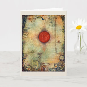 Ad marginem - Paul Klee - abstract art painting Card