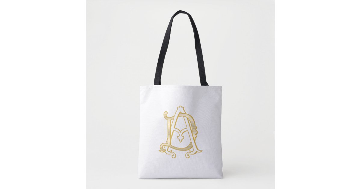 bag with initials