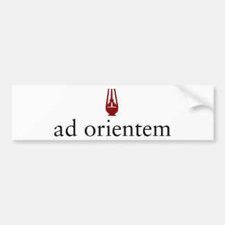 Ad Orientem Bumper Sticker