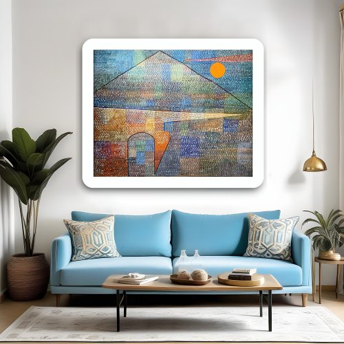 Ad Parnassum by Paul Klee Abstract Art Poster