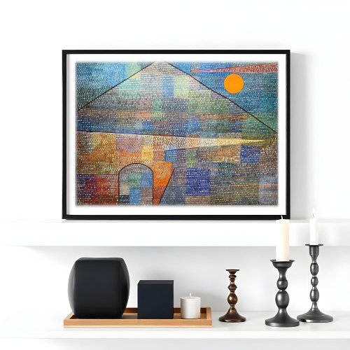 Ad Parnassum by Paul Klee Abstract Art Poster