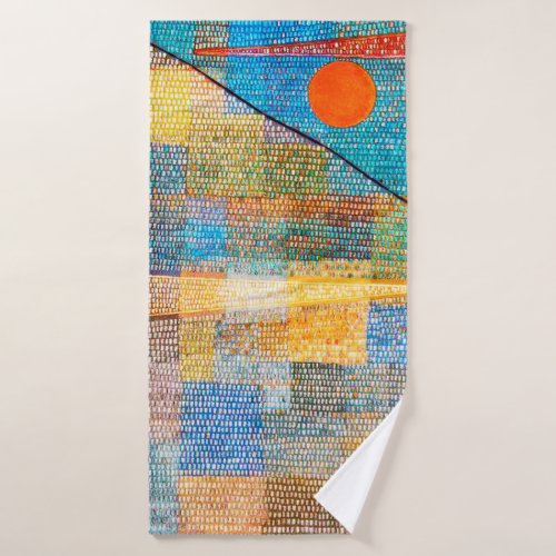 Ad Parnassum Paul Klee Bath Towel