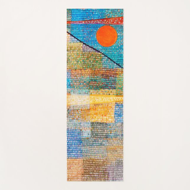 Ad Parnassum, Paul Klee Yoga Mat (Front)