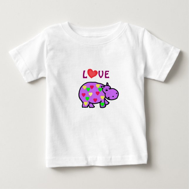 AD- Purple Hippo Love Shirt (Front)