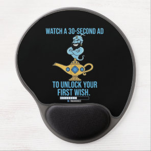 Ad supported magic the genie collection gel mouse pad