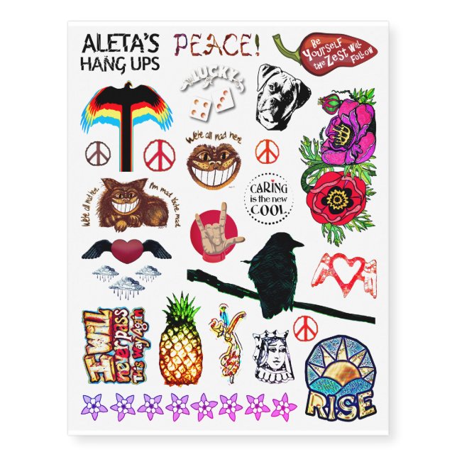 AD Tats for Pats Temporary Tattoos (Front)