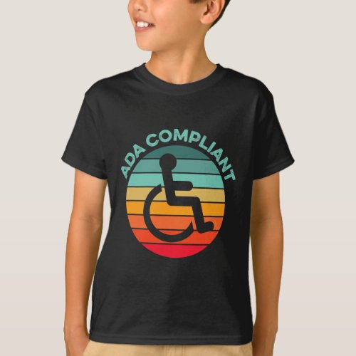 ADA Compliant Accessibility Compliance Disabled Ac T_Shirt