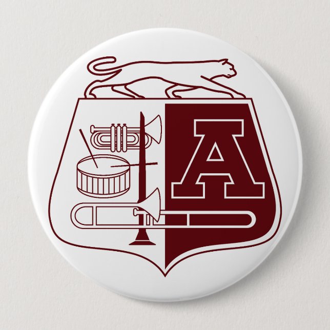 Ada Cougar Band button (Front)