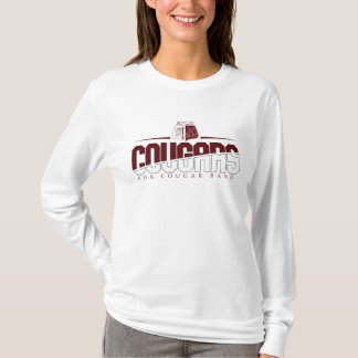 Ada Cougar Band Long-sleeved Tshirt White