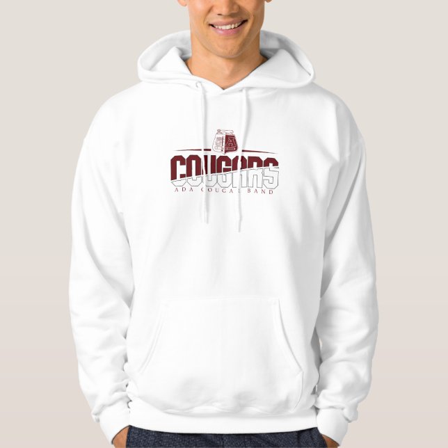 Ada Cougar Band Men Classic Hooded Sweatshirt (Front)